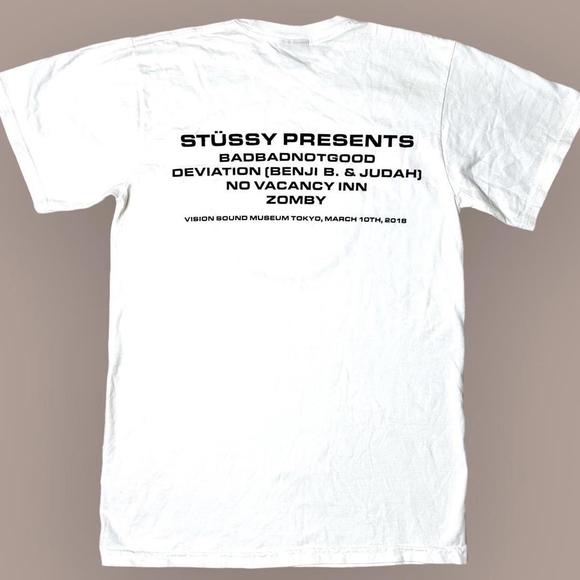 NWOT Stussy x Deviation Bad Bad Not Good T-Shirt White Men’s S - Picture 2 of 6